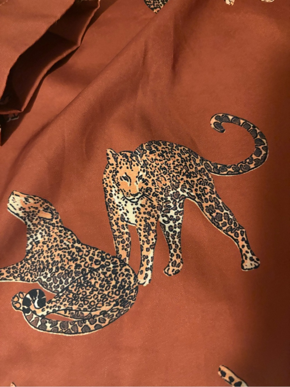 Wilfred Rust Leopard-Print Blouse - Picture 5 of 7
